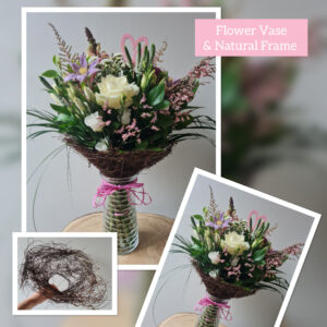 Flower Vase & Natural Frame (Mothers Day)